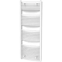 Maxaro Venus Handdoekradiator | 60x170 cm Wit glans 983 Watt Staal Centrale verwarming