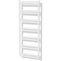 Maxaro Sirius Handdoekradiator | 50x127,6 cm Mat wit 733 Watt Aluminium Centrale verwarming