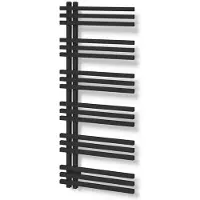 Maxaro Kepler Handdoekradiator | 55x130 cm Mat zwart 1001 Watt Aluminium Centrale verwarming