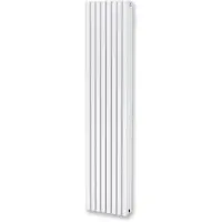 Maxaro Triton Designradiator | 39x180 cm Hoogglans wit 3864 Watt Aluminium Centrale verwarming