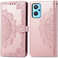 IMoshion Mandala Bookcase voor de Oppo A76 (4G) - Rosé Goud