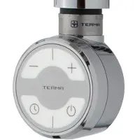 TVS Design EL 300 radiator thermostaat met timer chroom 300W