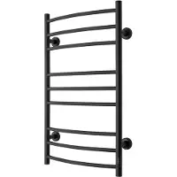 TVS Design Eldo 9 gebogen elektrische radiator zwart 120W 86x53cm