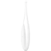 Satisfyer Satisfyer, oplegvibrator, tip vibrator, 'Twirling Fun', 17,5 cm, waterdicht, oplaadbaar, lichaamsvriendelijke siliconen