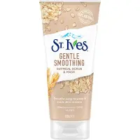 St. Ives Gentle Smoothing Oatmeal Scrub and Mask - 170g | Hypoalergeen 2in1 Havermout Masker en Scrub voor Vette en Gecombineerde huid