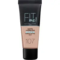 Maybelline Make-up teint Foundation Fit Me! Matte + Poreless Foundation No. 107 Rose Beige 30 ml