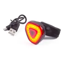 Benson Led Oplaadbare Fietslamp LED - Rood