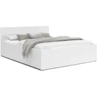 Viking Choice Twijfelaar 120x200 cm - wit - zonder matras - opklapbare bodem - schoonmaak vriendelijk