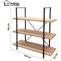 Urban Living Industriële Kast met 3,4 of 5 Planken van