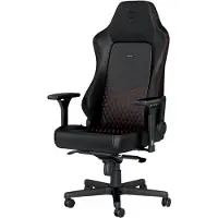 Noblechairs HERO Gaming Stoel Echt Lederen - black / red