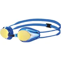 Arena Tracks Junior Mirror Swimming Goggles Blauw Kinderen