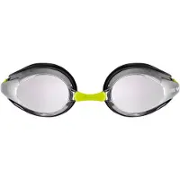 Arena TRACKS MIRROR Junior - Silver Black Fluo Yellow