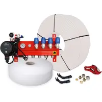 Vloerverwarming-Direct 12 Groeps Set HT-mengverdeler (12 groeps)