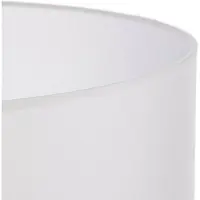 Helam Lampenkap Alba, Ø 40 cm, E27, wit Alba, wit / opaal, Woon-/ Eetkamer, Textiel / Stof / Zijde