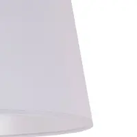 Duolla Lampenkap Classic L voor vloerlampen, wit, wit / opaal, Textiel / Stof / Zijde