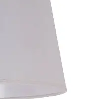 Duolla Lampenkap Classic L voor vloerlampen, ecru, crème / amber, Textiel / Stof / Zijde