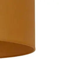 Duolla Lampenkap Roller Ø 50 cm, mosterdgeel, geel / oranje, Textiel / Stof / Zijde