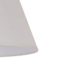 Duolla kap Sofia hoogte 21 cm, ecru, crème / amber, Textiel / Stof / Zijde