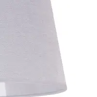 Duolla Lampenkap Classic L voor vloerlampen, wit/helder, wit / opaal, Textiel / Stof / Zijde