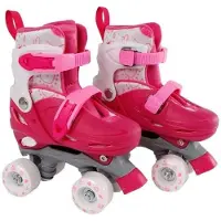 Street Rider Rolschaatsen Meisjes Verstelbaar 27-30 Roze - Rolschaatsen Kinderen