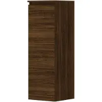 Ink Half Hoge Kast 106x35cm - Houten Keerlijst - 1 Deur - Links/rechts - Front Vlak - Koper Eiken - Badkamermeubels, Kolom- En Zijkasten, Halfhoge