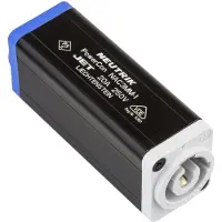 Neutrik NAC3MM Stekkeradapter [Netstekker - Netstekker] Totaal aantal polen: 3 + PE Zwart 1 stuk(s) Piece