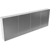 Mondiaz Cubb spiegelkast 200x70x16cm talc met 4 deuren