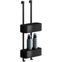 Geesa Doucherek Hangend Dubbel Frame 25 cm Zwart