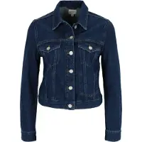 French Connection Macee Micro Wstrn Denim Ls Jkt Blue Maat: 12 | Spijkerjassen Outlet | Dames | Blauw