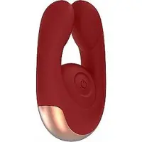Elegance Dual Motor Clitoral Stimulator - Fancy - Red