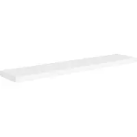 vidaXL Wandschap zwevend 120x23,5x3,8 cm MDF wit
