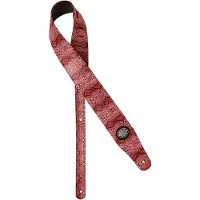 Gaucho Gitaarriem Cobra Series Snakeskin Rose GST-205-PK
