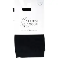 Yellow moon panty 100 denier zwart Meisjes Polyamide Effen - maat 164/176