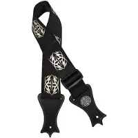 Gaucho Gitaarriem Icon Series Deluxe Tribal Zwart GST-141-BK