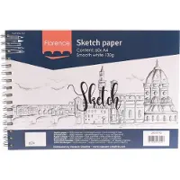 Florence Schetsboek - Tekenpapier - A4 - 60 vellen - Glad - 130g
