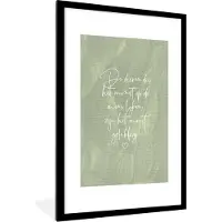 PosterMonkey Fotolijst incl. Poster - Quotes - Spreuken - Dier - Dieren die het minst op de mens lijken - 80x120 cm - Posterlijst