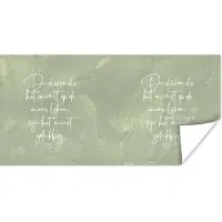 PosterMonkey Poster Dieren die het minst op de mens lijken - Quotes - Spreuken - Dieren - 150x75 cm