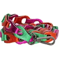 Charm London Schouderband Anna 2cm Metallic Multi Fuchsia