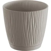 Prosperplast 2.3l Sandy P Collection 16.8x16.8x15.7 Mm Flowerpot Beige