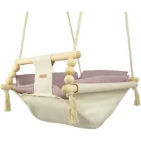 Viking Choice Babyschommel - voor binnen - crème roze - tot 20 kg
