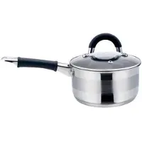 KINGHOFF 1255 - steelpan met deksel - rvs - 1,5 liter - 16 cm