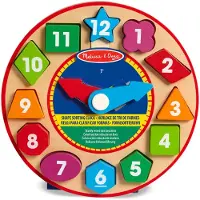 Melissa & Doug Houten Vormensorteer Klok