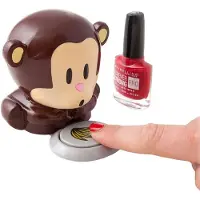 Out of the blue Nageldroger Aapje - Draadloos - Compact Formaat - Mr. Monkey Nail Dryer - Groen/Zwart
