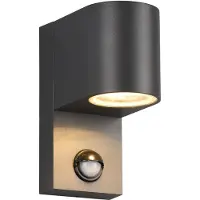 BES LED LED Tuinverlichting met Bewegingssensor - Buitenlamp - Trion Royinda - GU10 Fitting - Spatwaterdicht IP44 - Rond - Mat