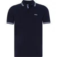 BOSS Shirt 'Paddy' nachtblauw / wit