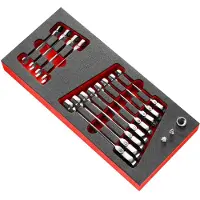 Facom module 12 scharnierende ringsteekratelsleutels - MODM.467BFJ12PB