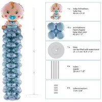 Espa Folie ballonnenpilaar geboorte jongen