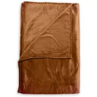 Zo! Home Plaid Cara Copper Orange - 140 x 200 cm