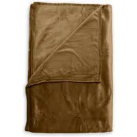 Zo! Home Plaid Cara Cognac Brown - 140 x 200 cm