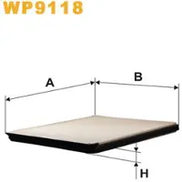 WIX FILTERS WP9118 Interieurfilter
